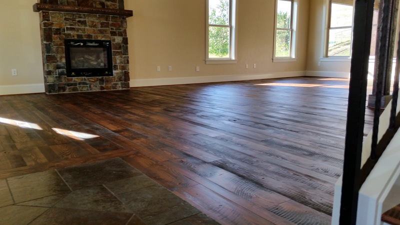 Rough Sawn Douglas Fir Flooring - Sustainable Lumber Company