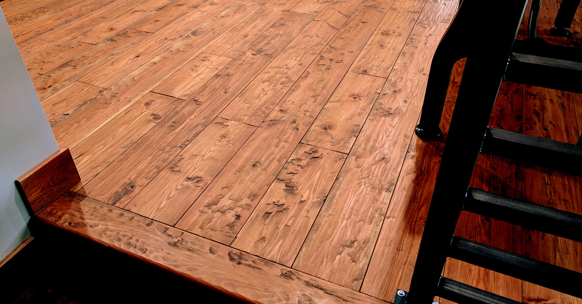 Hand Scraped Douglas Fir Wood Floors Sustainable Lumber Co